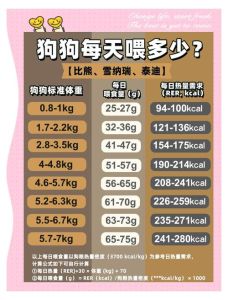 幼犬1一5个月体重表，狗狗胖瘦看长势，别只盯体重数字