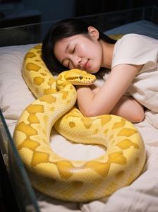 我被我养的蟒蛇，蟒蛇贴人食人？前夫诱导差点丧命！