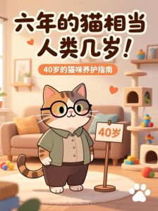 6岁的猫咪是人的多少岁，你家猫咪多大年纪？相当于人类多少岁？